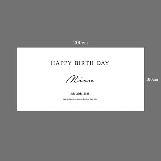 Happy Birthday/lace fabric/BIG_yoko