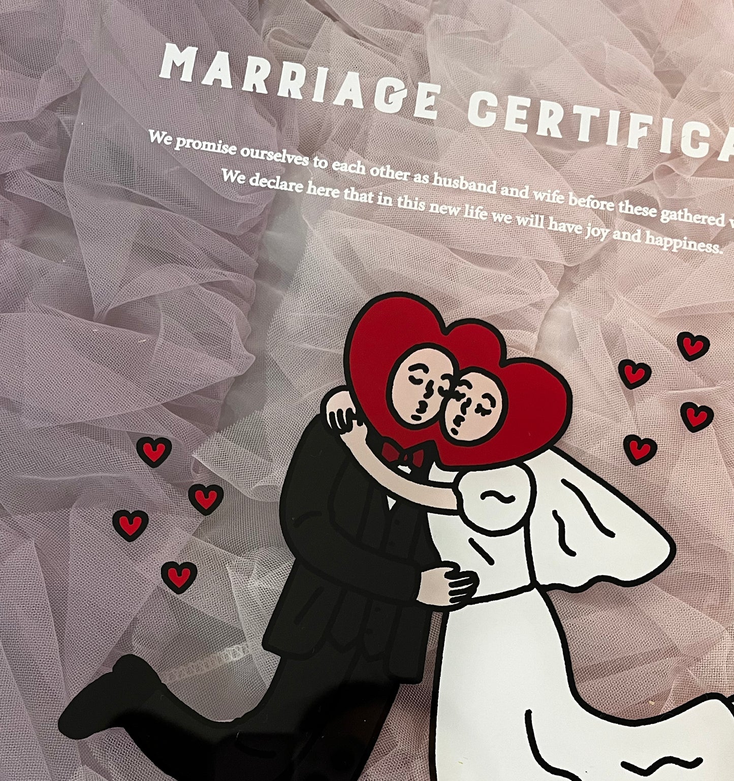 ILLUST marriage Certificate / スクエア / 1design