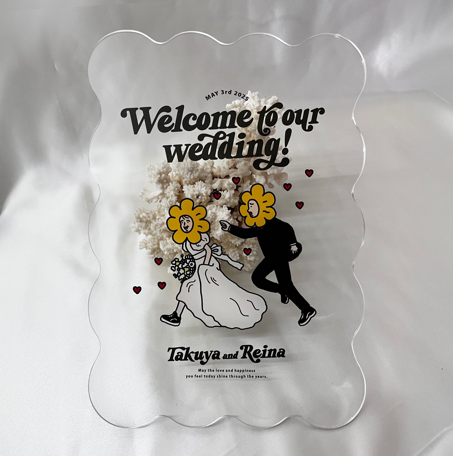 ILLUST WELCOME BOARD / うねうね  / 1design