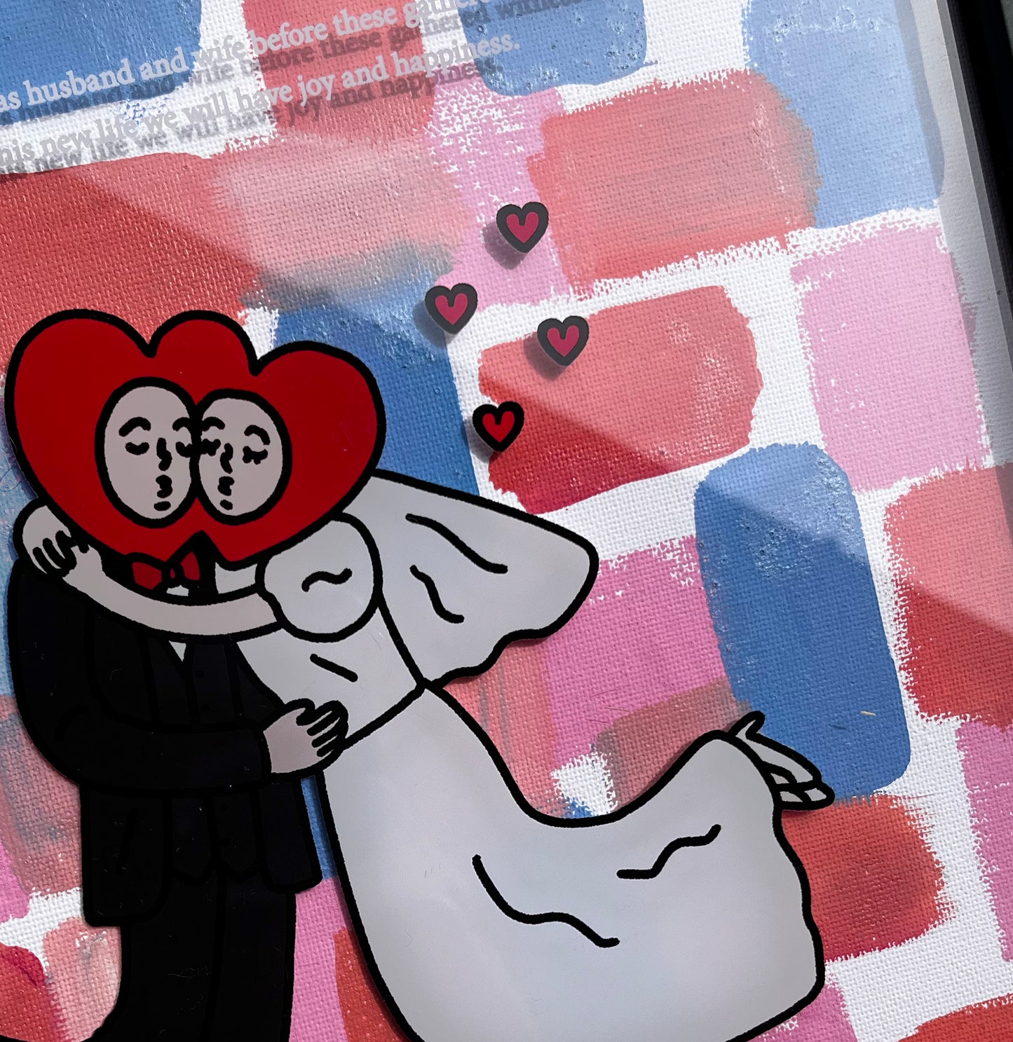 ILLUST marriage Certificate / スクエア / アクリル×キャンバス証明書セット