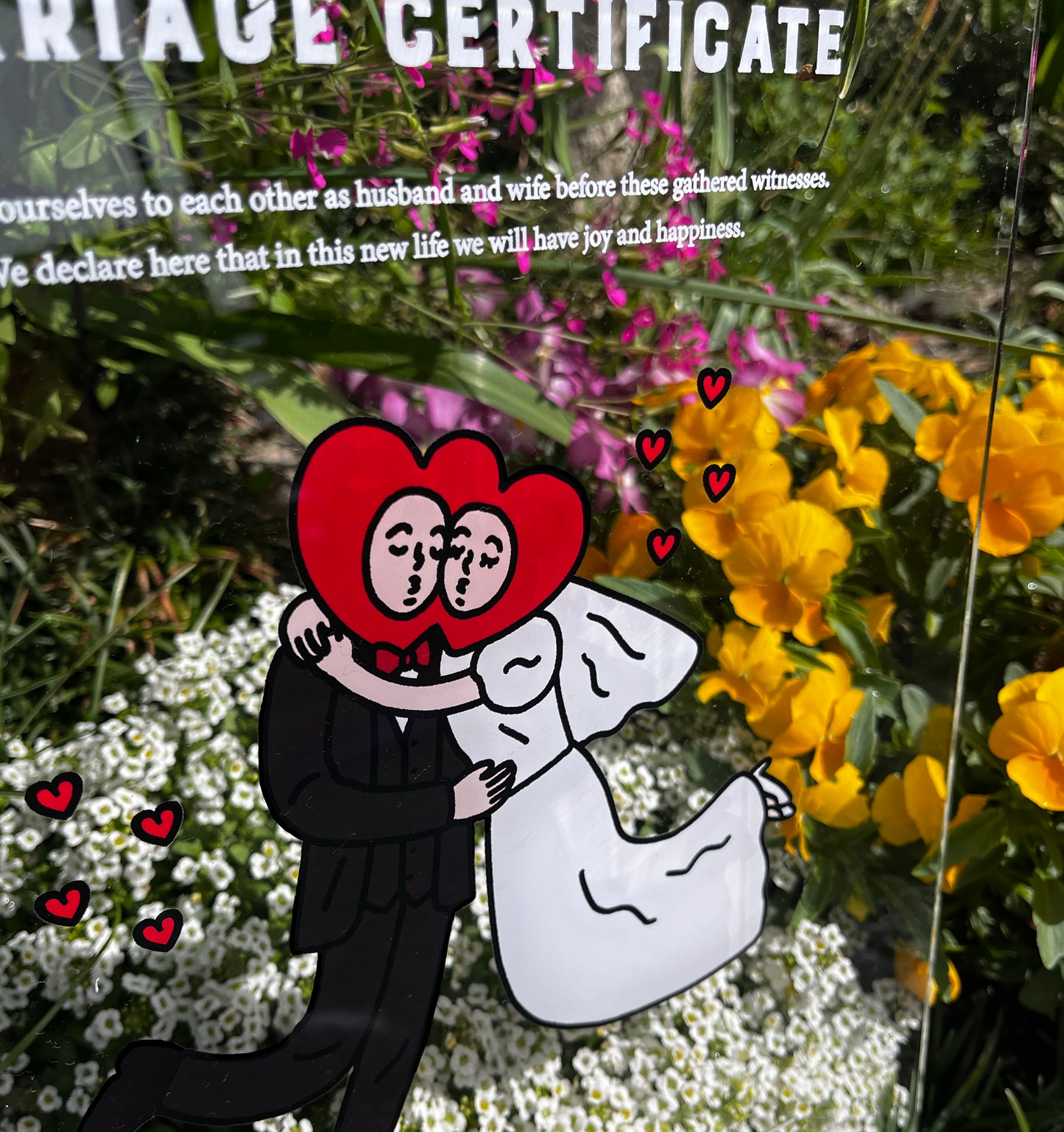 ILLUST marriage Certificate / スクエア / 1design