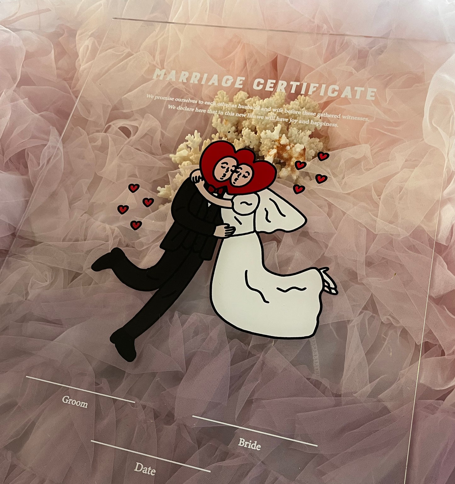 ILLUST marriage Certificate / スクエア / 1design