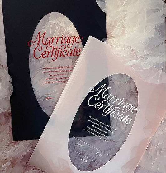 acril _marriage Certificate / スクエア / 1design
