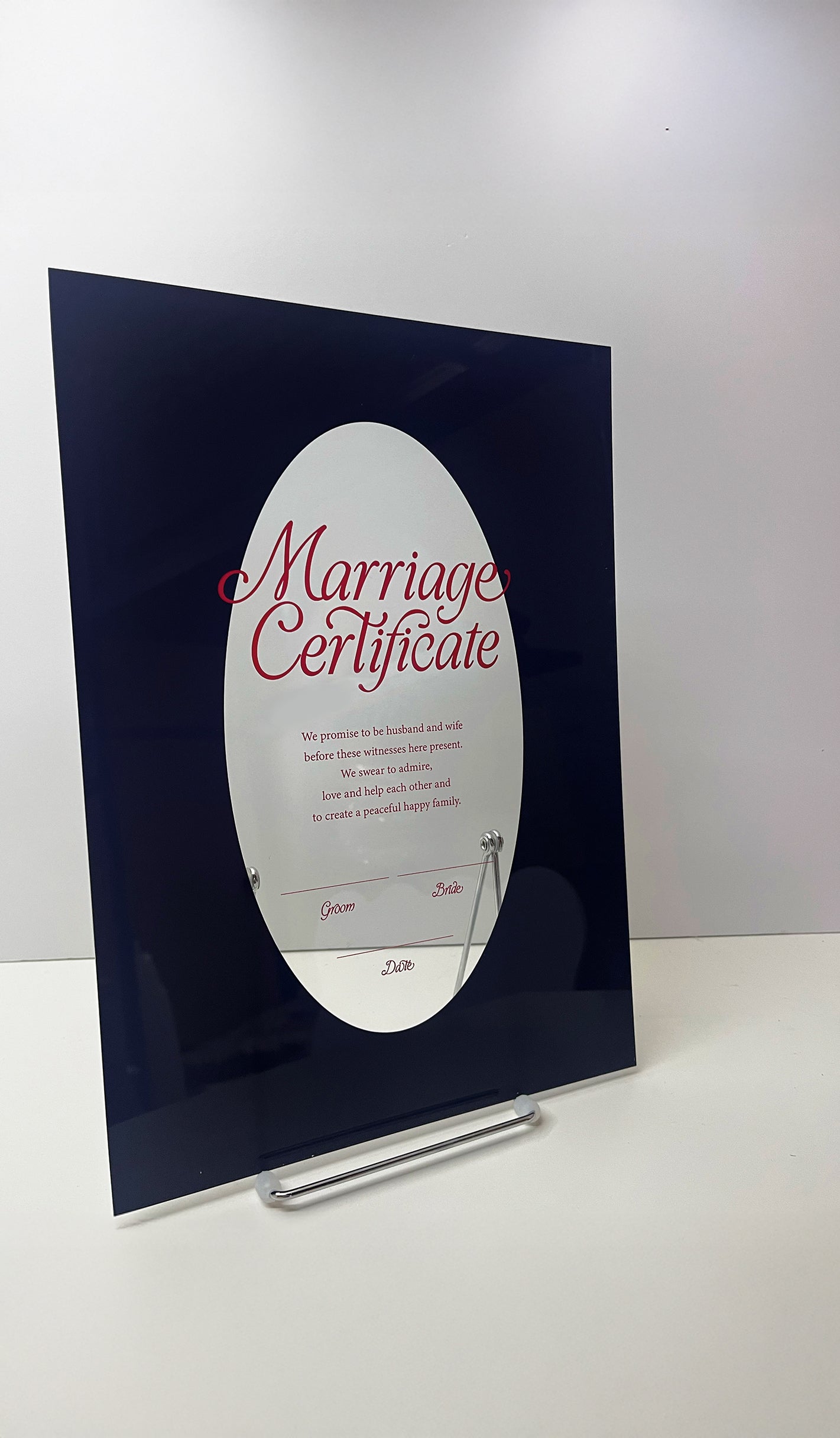 acril _marriage Certificate / スクエア / 1design